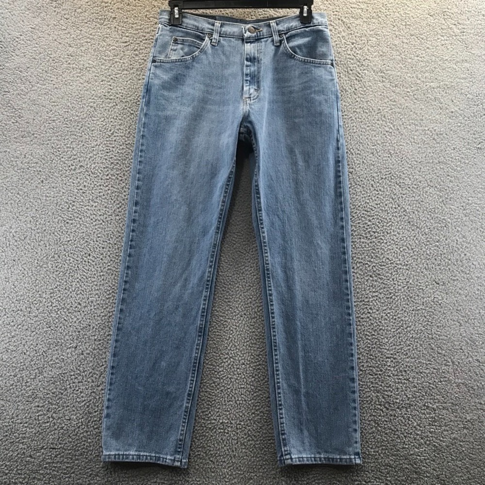 Wrangler Jeans Mens Size 32X32 Mid Rise Straight Leg Distressed